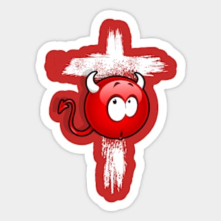 Get Thee Behind Me satan Sticker